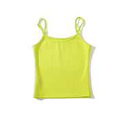 Summer  Cami Tank Top For Women Elastic Slim Crop Tops
