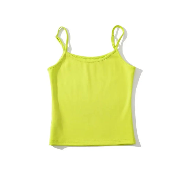 Summer  Cami Tank Top For Women Elastic Slim Crop Tops