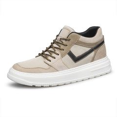 Fashion Individual Breathable Casual SneakerMen's Fashion Individual Breathable Casual SneakerProduct information:
 
 Pattern: solid color
 
 Applicable sports: Universal
 
 Color: white mesh, khaki mesh, black leather, khaki leather
 
 Size: 36, 37, 38, 39, CosmikCartShopper