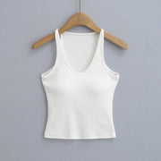 U-neck Strapless Tank Top
