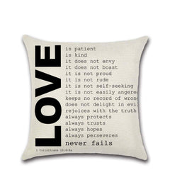 Day Love Theme Linen PillowcaseValentine's Day Love Theme Linen PillowcaseProduct Information:
 
 Product category: cushion cover/pillow cover
 
 Style: modern and simple
 
 Jacket material: linen
 
 Filling material: PP cotton
 
 MaterialCosmikCartShopper