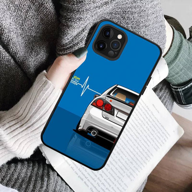 Suitable for iPhone 15 Japanese cartoon sports car phone case