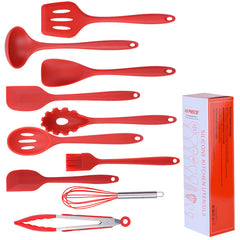 10-piece Silicone Kitchenware Non-stick Cooking Spatula Set CosmikCart