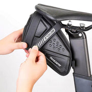 Bike Saddle Bag Hard Shell Rear Storage for Road and Mountain Bikes