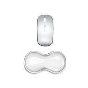 Mouse Pad with Wrist Rest and Anti-Slip Keyboard Rest for Office and Gaming