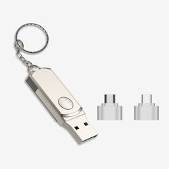 Compatible with Apple , Ultra-large capacity metal USB flash drive CosmikCart