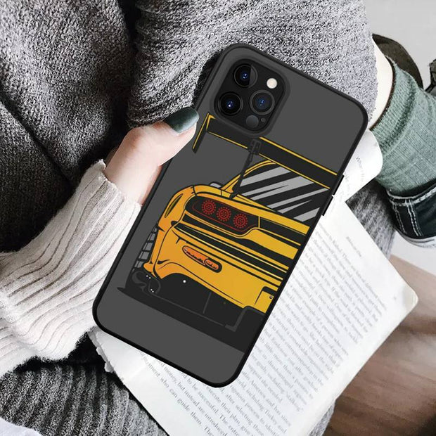 Suitable for iPhone 15 Japanese cartoon sports car phone case