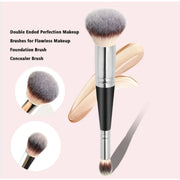 1pc Double Head Professional Makeup Brush Set 2 In 1