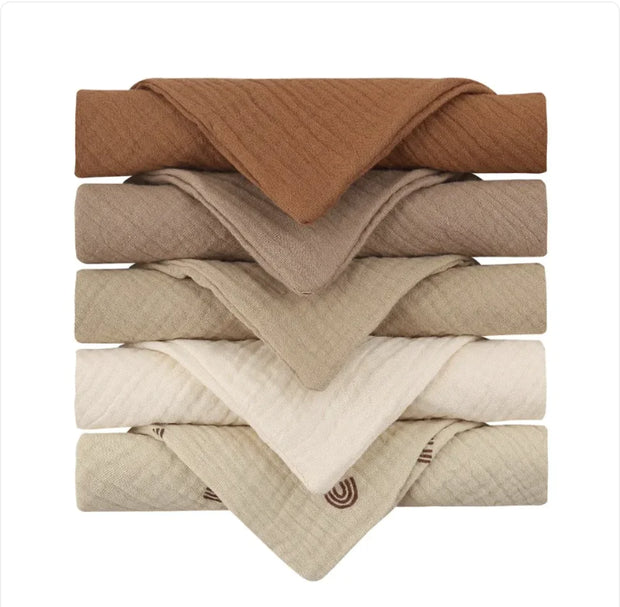 5-Pack Baby Cotton Face Towels CosmikCart