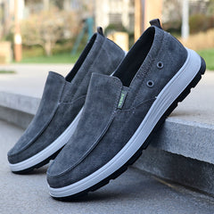 Breathable Comfortable Soft Bottom Men's Cloth Shoes Slip-on CosmikCart