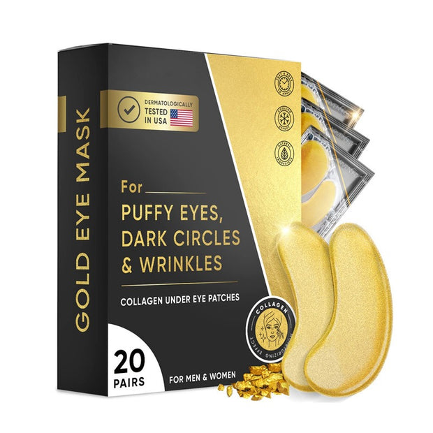 GOLD EYE MASK to remove eye bags, reduce fine lines and moisturize eye patches
