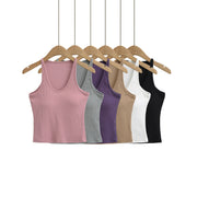 U-neck Strapless Tank Top