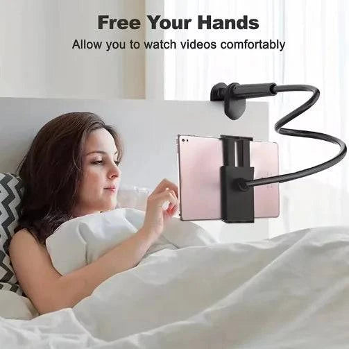 Lazy Phone Holder & Tablet StandLazy Phone Holder & Tablet StandA versatile and ergonomic stand designed to hold your phone or tablet securely in place. Perfect for watching videos, video calls, reading, or working, this stand isCosmikCartShopper