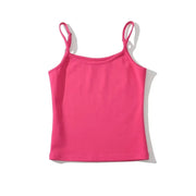 Summer  Cami Tank Top For Women Elastic Slim Crop Tops