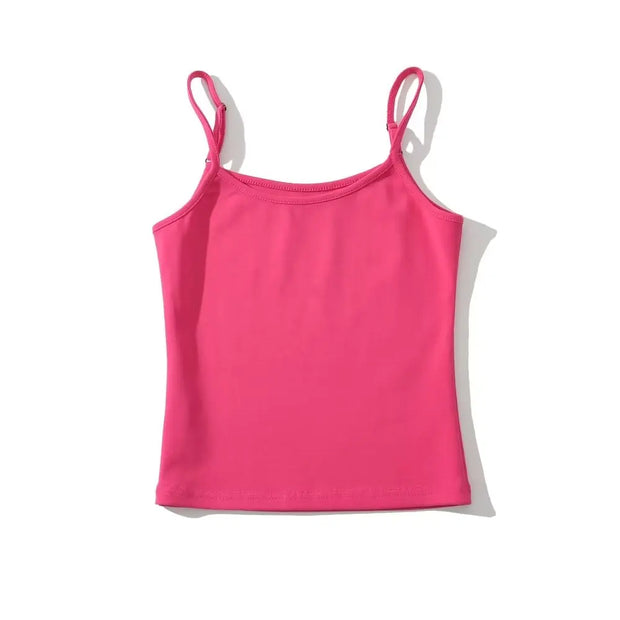 Summer  Cami Tank Top For Women Elastic Slim Crop Tops