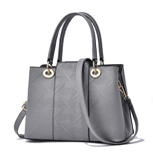 Newposs Women Bag Vintage Casual Tote Top-Handle Women Messenger Bags Shoulder student Handbag Purse Wallet Leather New