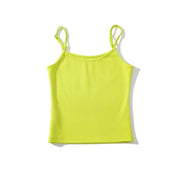 Summer  Cami Tank Top For Women Elastic Slim Crop Tops