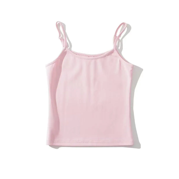 Summer  Cami Tank Top For Women Elastic Slim Crop Tops