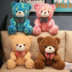 Bear Doll Small Size Teddy Bear Doll Ragdoll Plush ToyValentine's Day Cute Rose Little Bear Doll Small Size Teddy Bear Doll Product information:
 
 Color: Teddy bear red, Teddy Bear Blue, teddy bear dark brown, teddy bear light brown, transform Bear
 
 Specification: 25cm
 
 Applicable agCosmikCartShopper