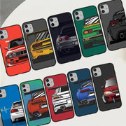 Suitable for iPhone 15 Japanese cartoon sports car phone case