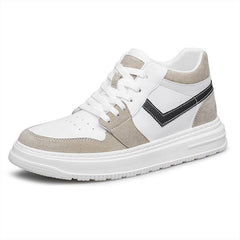 Fashion Individual Breathable Casual SneakerMen's Fashion Individual Breathable Casual SneakerProduct information:
 
 Pattern: solid color
 
 Applicable sports: Universal
 
 Color: white mesh, khaki mesh, black leather, khaki leather
 
 Size: 36, 37, 38, 39, CosmikCartShopper