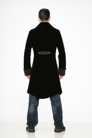 80060 Black Velvet Men's Coat