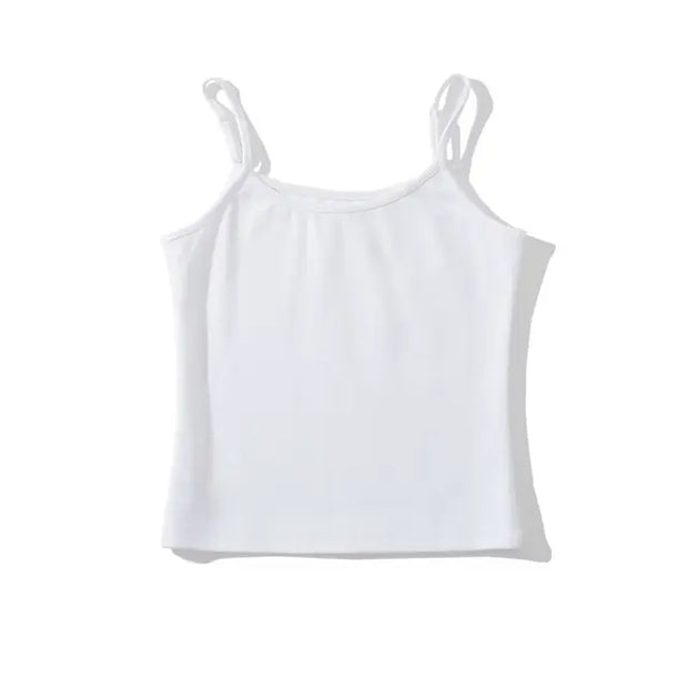 Summer  Cami Tank Top For Women Elastic Slim Crop Tops