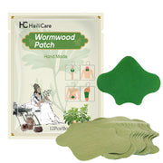 12pc/Bag Foot Neck Knee Waist Massage Stickers Wormwood Natural Plant Self-heating Relief Joint Ache Pain Cinnamon Ginger