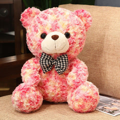 Bear Doll Small Size Teddy Bear Doll Ragdoll Plush ToyValentine's Day Cute Rose Little Bear Doll Small Size Teddy Bear Doll Product information:
 
 Color: Teddy bear red, Teddy Bear Blue, teddy bear dark brown, teddy bear light brown, transform Bear
 
 Specification: 25cm
 
 Applicable agCosmikCartShopper