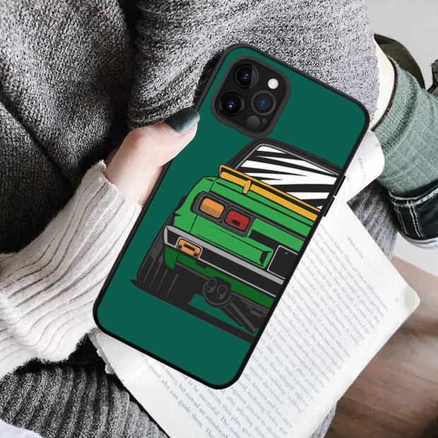 Suitable for iPhone 15 Japanese cartoon sports car phone case