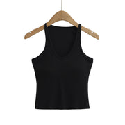 U-neck Strapless Tank Top