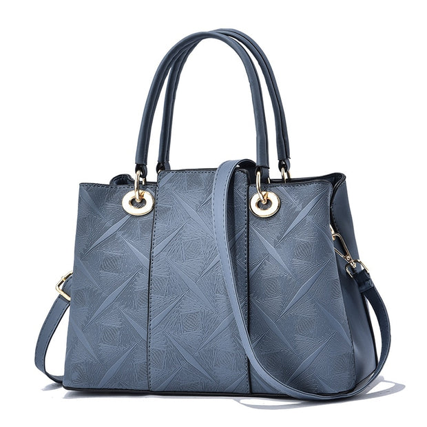 Newposs Women Bag Vintage Casual Tote Top-Handle Women Messenger Bags Shoulder student Handbag Purse Wallet Leather New