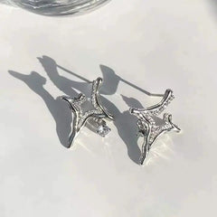 Asterism Rhinestone Earrings Zendrop