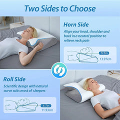 Memory Pillow Home Sleep Cervical Support CosmikCart