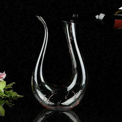 -shaped Wine DecanterCrystal U-shaped Wine DecanterProduct Description
Transform your wine-drinking experience with the Crystal U-Shaped Wine Decanter, a masterpiece of design and functionality. This 1500ml decanter CosmikCartShopper