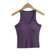 U-neck Strapless Tank Top