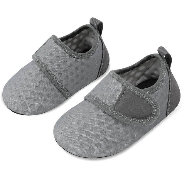 Baby Water Shoes Water Socks Shoes for Baby Sand Swim Summer Shoes Vel Grey 18-24 Months