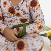 Sunflower Garden 2pc Long Sleeve Pajamas