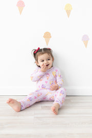 Purrfect Scoops 2pc Long Sleeve Pajamas