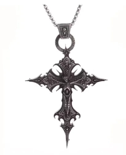 Skull Cross Pendant Necklace CosmikCart