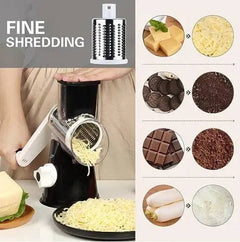 Kitchen Manual GraterKitchen Manual  GraterProduct Description
Transform your meal preparation with the Kitchen Manual Grater—a versatile and efficient tool designed to make grating effortless and safe. From CosmikCartShopper