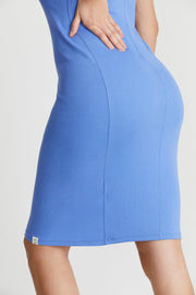Pima Rib Knit L&L Racerback Dress