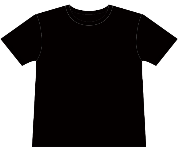 OLD SIZING- ALL Solid Black Adult TOPS ONLY
