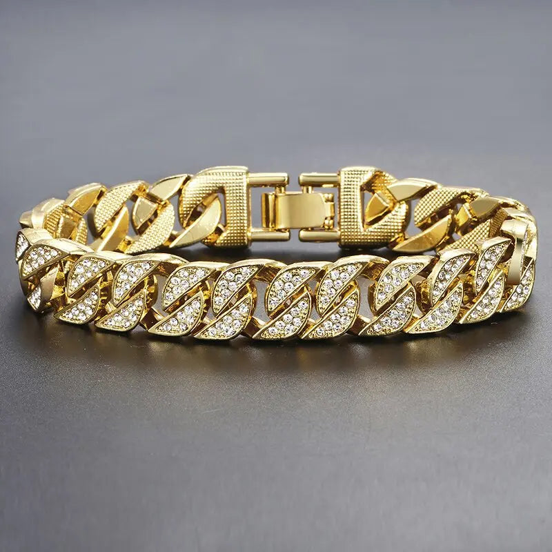 Miami Gold Curb Cuban Bracelet Zendrop