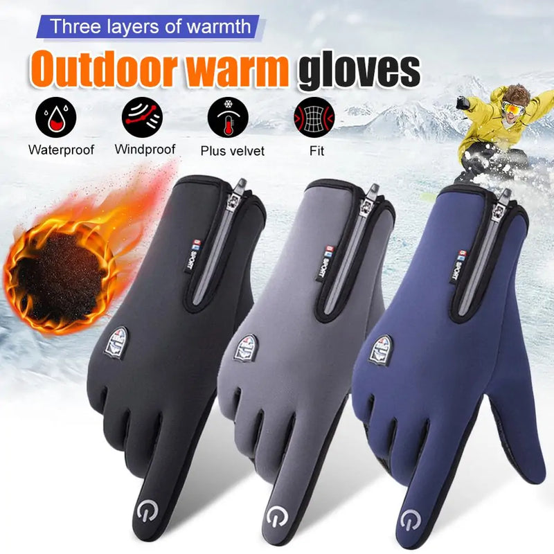 Winter Warm Ski Gloves Men Gloves CosmikCart