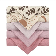 5-Pack Baby Cotton Face Towels CosmikCart