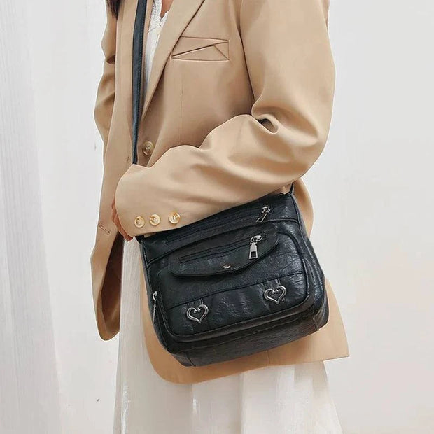 Neutral Style Rectangular Bag for Men and Women | Wide Capacity Casual Fashionable Single Shoulder Bag for Traveling