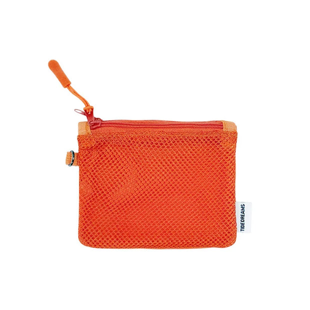 Travel Makeup Storage Bags | New Mesh Coin Purse & Simple Portable Mini Bag (Multi-purpose Square Bag Double-layer Zipper Card Holder)