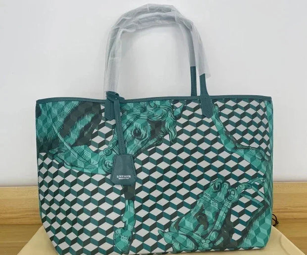 New Tote Bag for Women | Famous Brands Casual Totes & Large Capacity Noir Shoulder Bag (High Quality Genuine Leather)