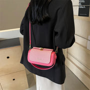 High-Grade Sense Women's Small Square Bags | Trendy Classic PU Leather Lady Commuter Shoulder Bag & Short Handle Handbags
